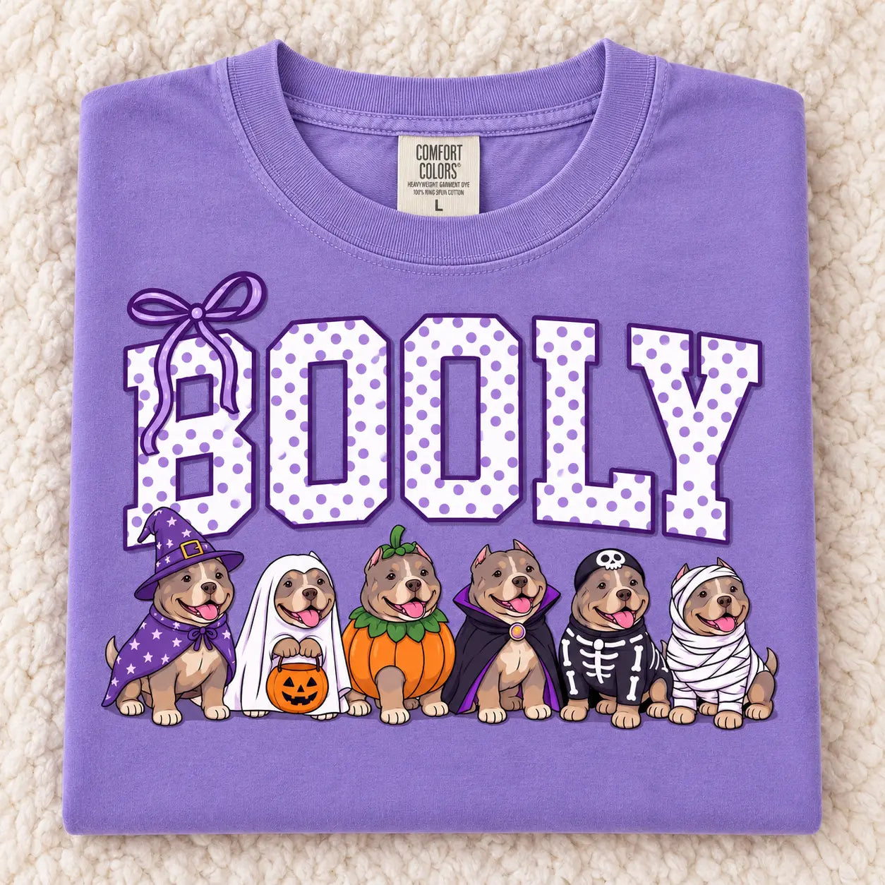 Comfort Colors Halloween Dog Breeds Shirt – Spooky Witch Hat Pumpkin Tee