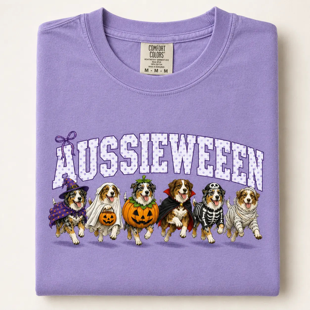 Comfort Colors Halloween Dog Breeds Shirt – Spooky Witch Hat Pumpkin Tee