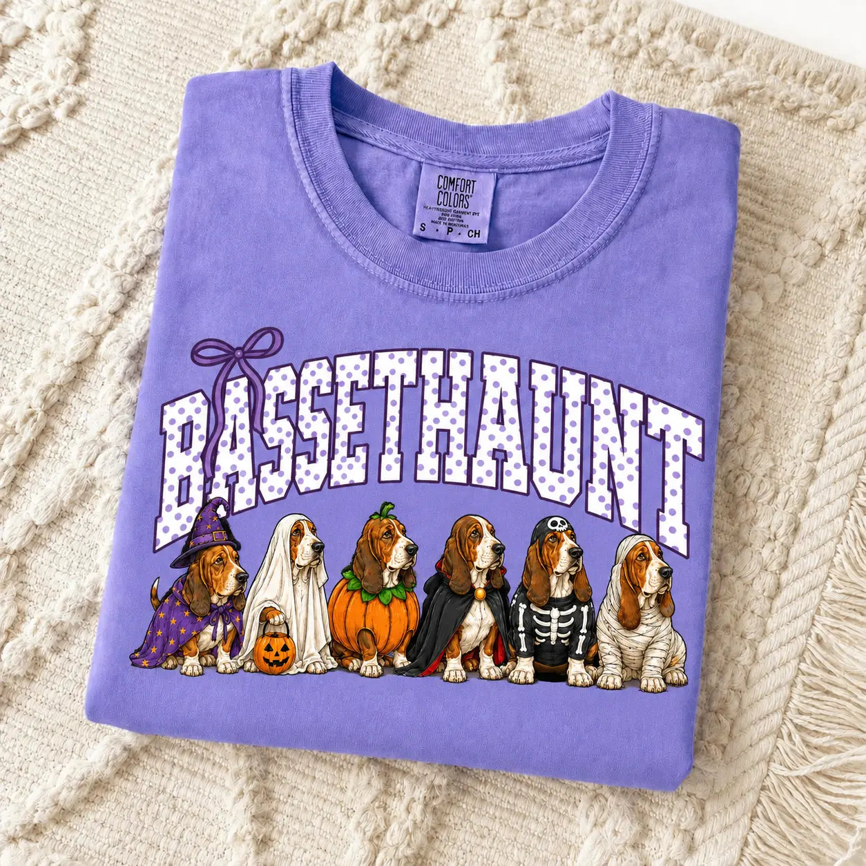 Comfort Colors Halloween Dog Breeds Shirt – Spooky Witch Hat Pumpkin Tee