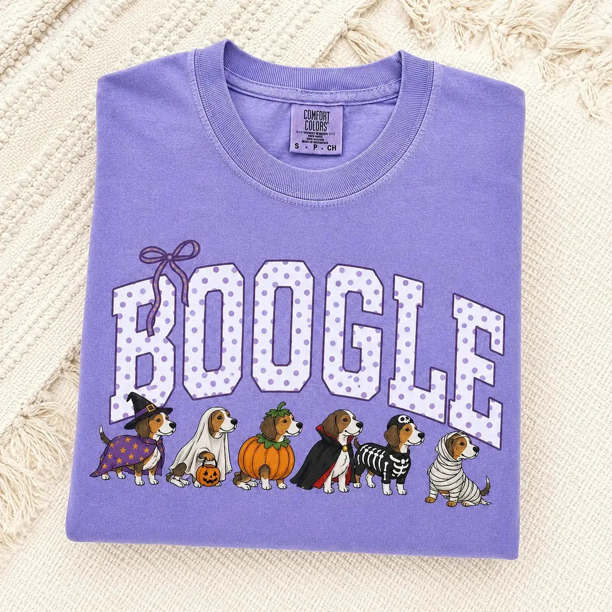 Comfort Colors Halloween Dog Breeds Shirt – Spooky Witch Hat Pumpkin Tee