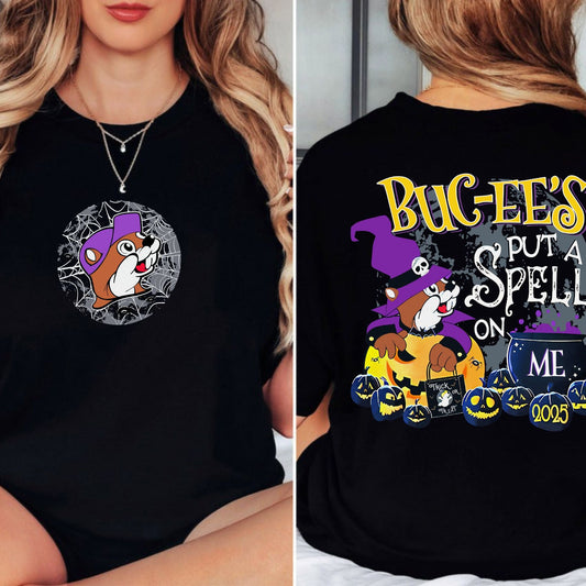 Buc-ee’s 2025 Halloween Shirt – "Put A Spell On Me" Glow-In-The-Dark Tee - Teezioo