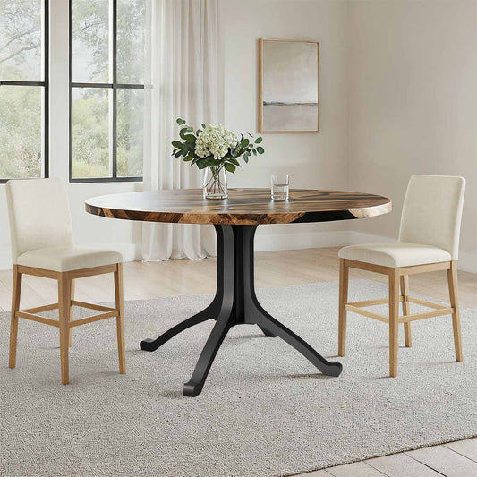 Counter Table Base 628 Wishbone 34.5" H Scandinavian Style