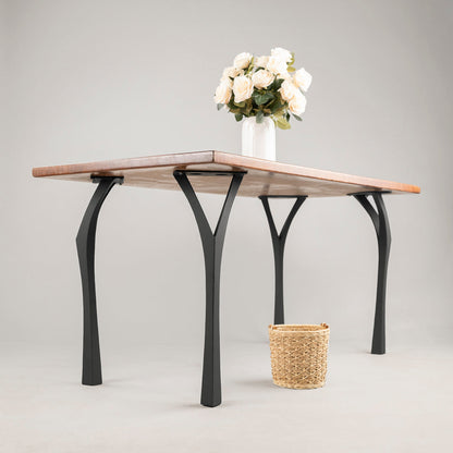 Metal Desk Legs 508 Faras 28" H for Wood DIY Makers