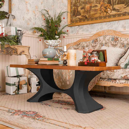 Coffee Table Base 208 Haru 16" H Handmade Furniture with Contemporary Style