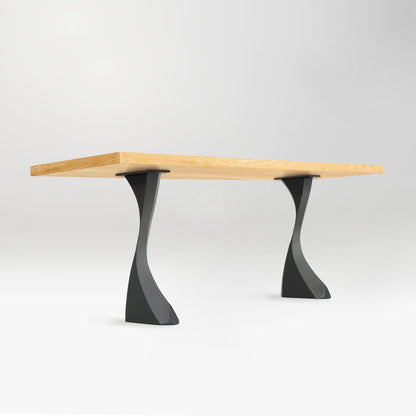 Coffee Table Legs 214/127 Botas 16.1" H Minimalist Style for Live Edge Tabletop
