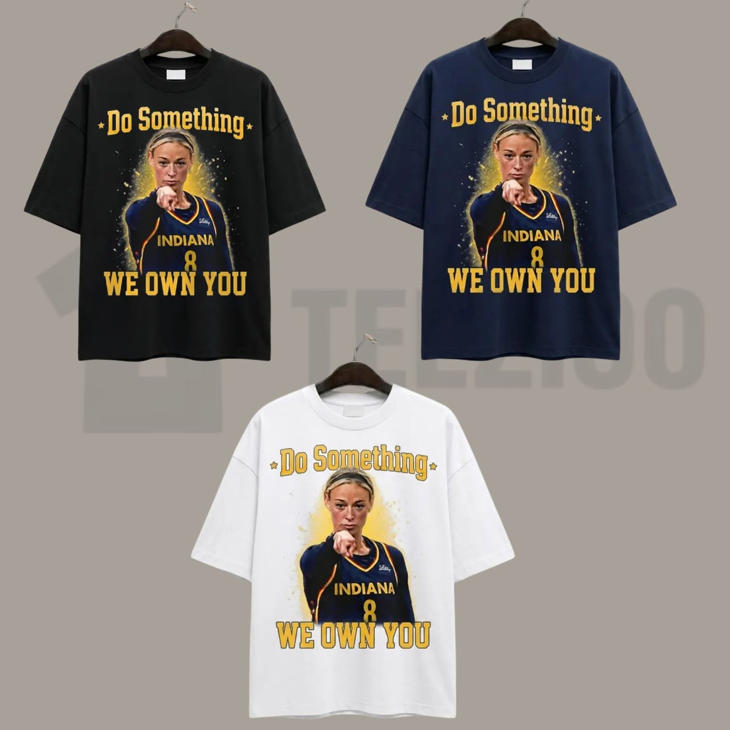 Do Something We Own You Funny Basketball Game Day Fan Graphic T-Shirt - Teezioo