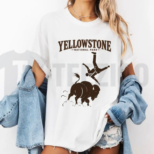 Dont Pet The Fluffy Cow Yellowstone Tee – Funny National Park Meme Shirt - Teezioo
