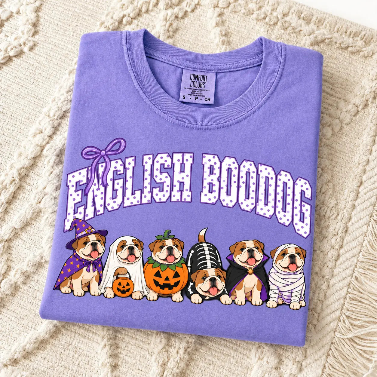 Comfort Colors Halloween Dog Breeds Shirt – Spooky Witch Hat Pumpkin Tee