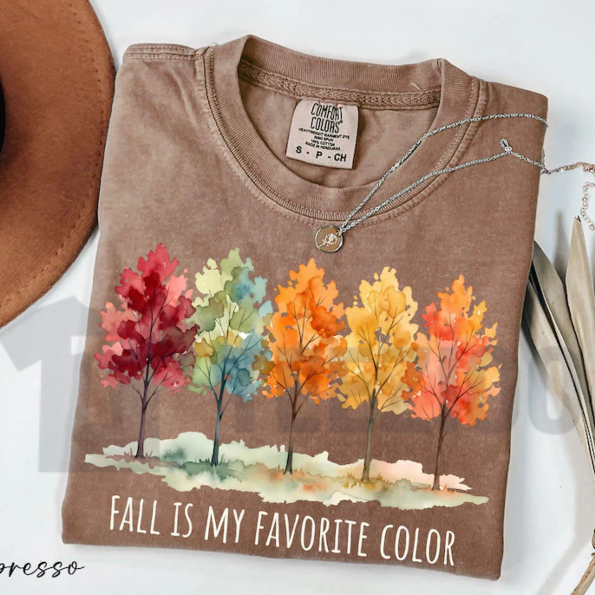 Fall Is My Favorite Color Comfort Colors Shirt – Autumn Thanksgiving Tee - Teezioo