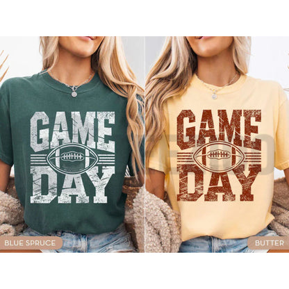 Football Season Comfort Colors Shirt – Game Day Football Mama Graphic Tee - Teezioo
