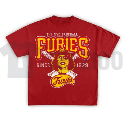 Furies NYC Baseball Tee – Retro 1979 Vintage Graphic Shirt - Teezioo