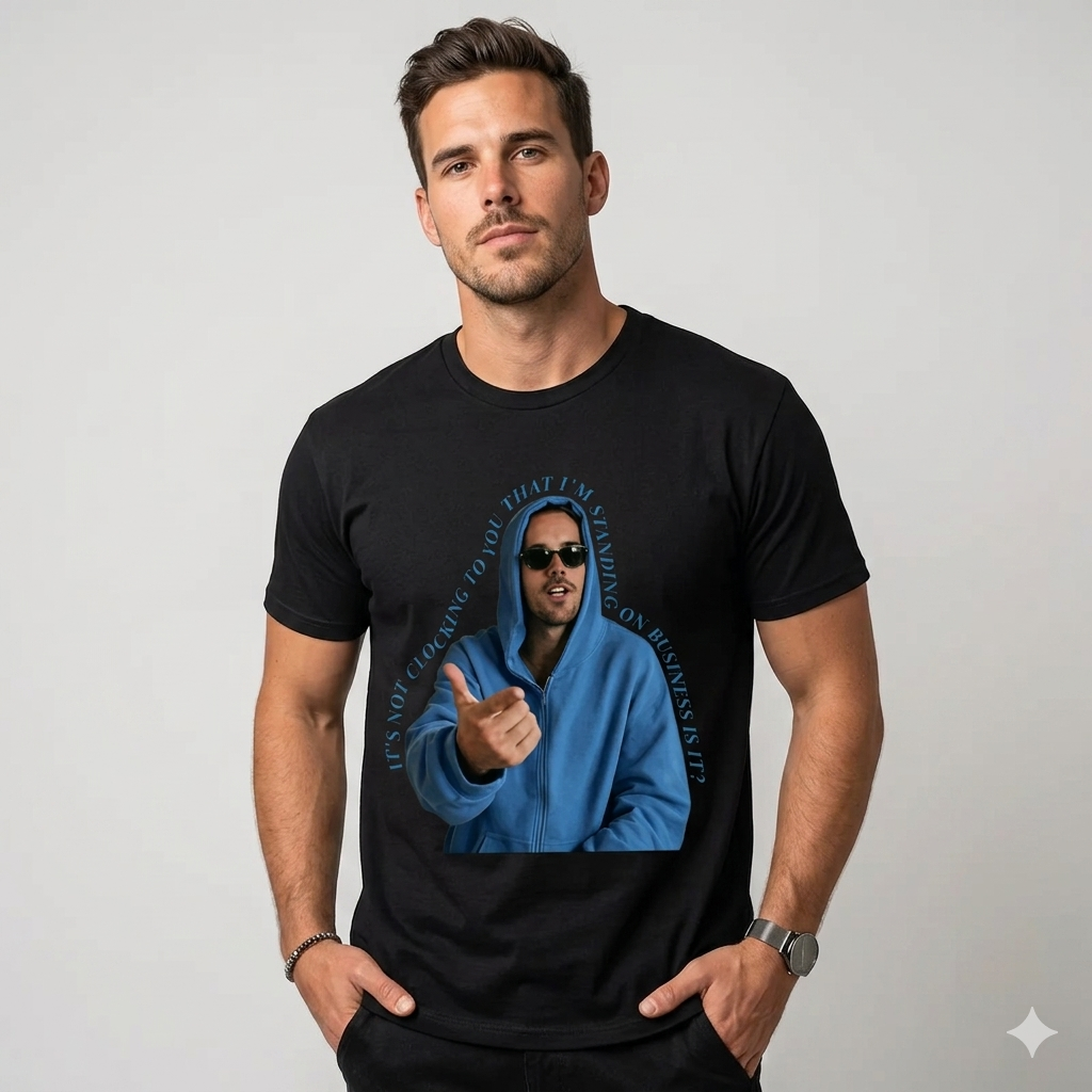 "Not Clocking To You" Festival T-Shirt – Y2K Belieber Graphic Shirt