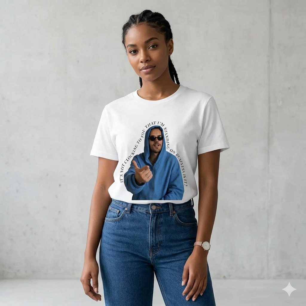 "Not Clocking To You" Festival T-Shirt – Y2K Belieber Graphic Shirt
