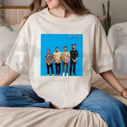 Hilarious Indie Rock Parody Top – Blue Album Parody Hunter Squad Graphic Apparel - Teezioo