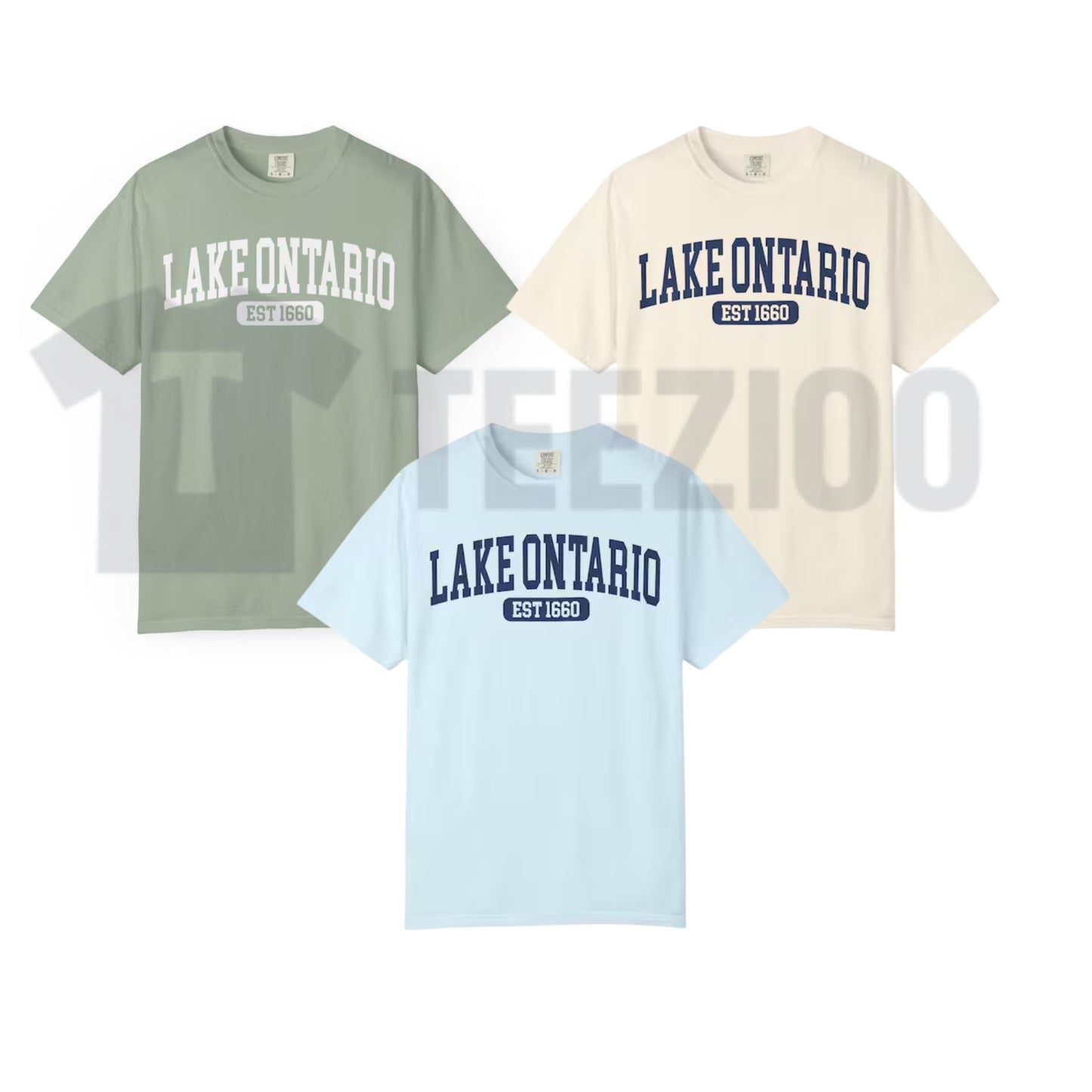 Lake Ontario Est 1660 Comfort Colors Shirt – Funny Canada Satire Tee - Teezioo