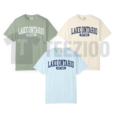 Lake Ontario Est 1660 Comfort Colors Shirt – Funny Canada Satire Tee - Teezioo