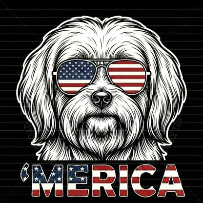 4th of July Dog Lover T-Shirt – Vintage Independence Day Graphic Tee