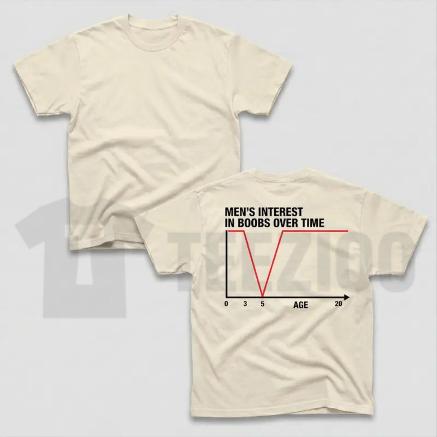 Men's Interest Funny Comfort Colors Shirt – Retro Sarcastic Graphic Humor Tee - Teezioo