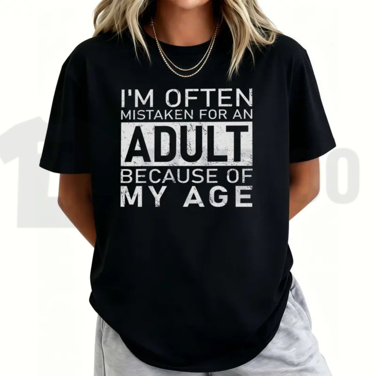 Often Mistaken For A Responsible Adult Tee – Funny Sarcastic Maturity Shirt - Teezioo