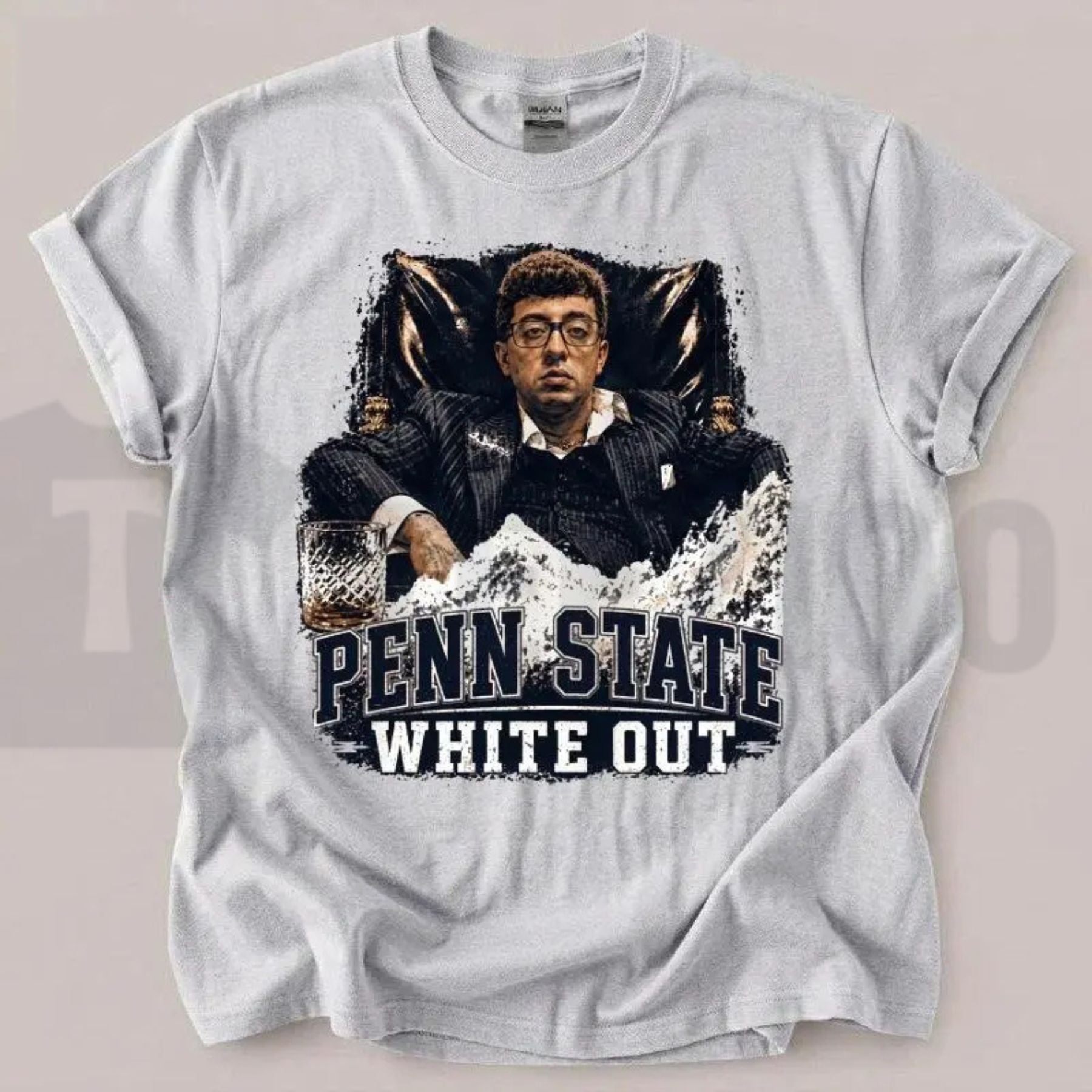 Penn State White Out T-Shirt – Nittany Lions Game Day Fan Tee, Happy Valley College Football Shirt for Men & Women - Teezioo