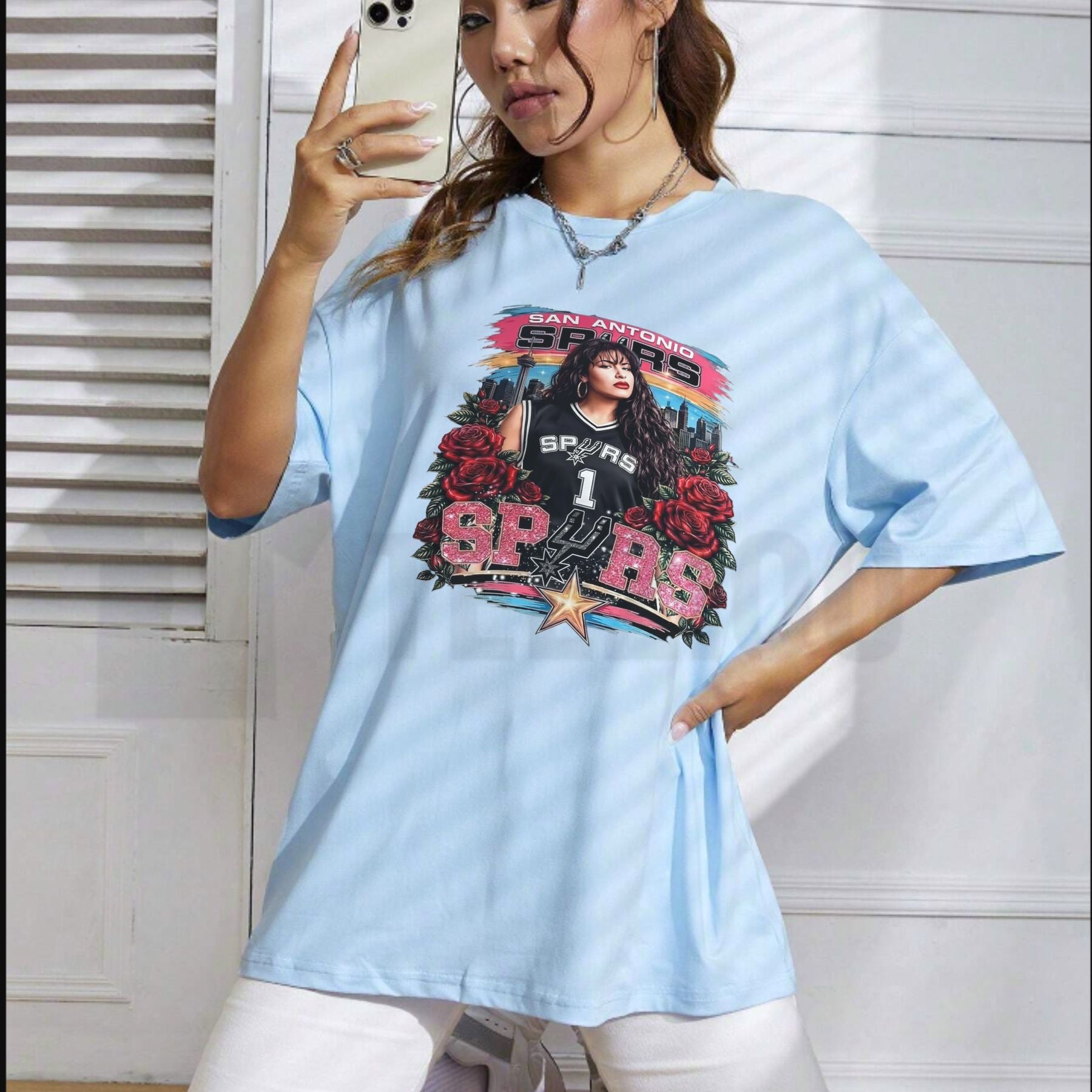 Selena Inspired Vintage T-Shirt – 90s Tejano Queen Graphic Tee, Retro Texas Culture Fan Shirt - Teezioo
