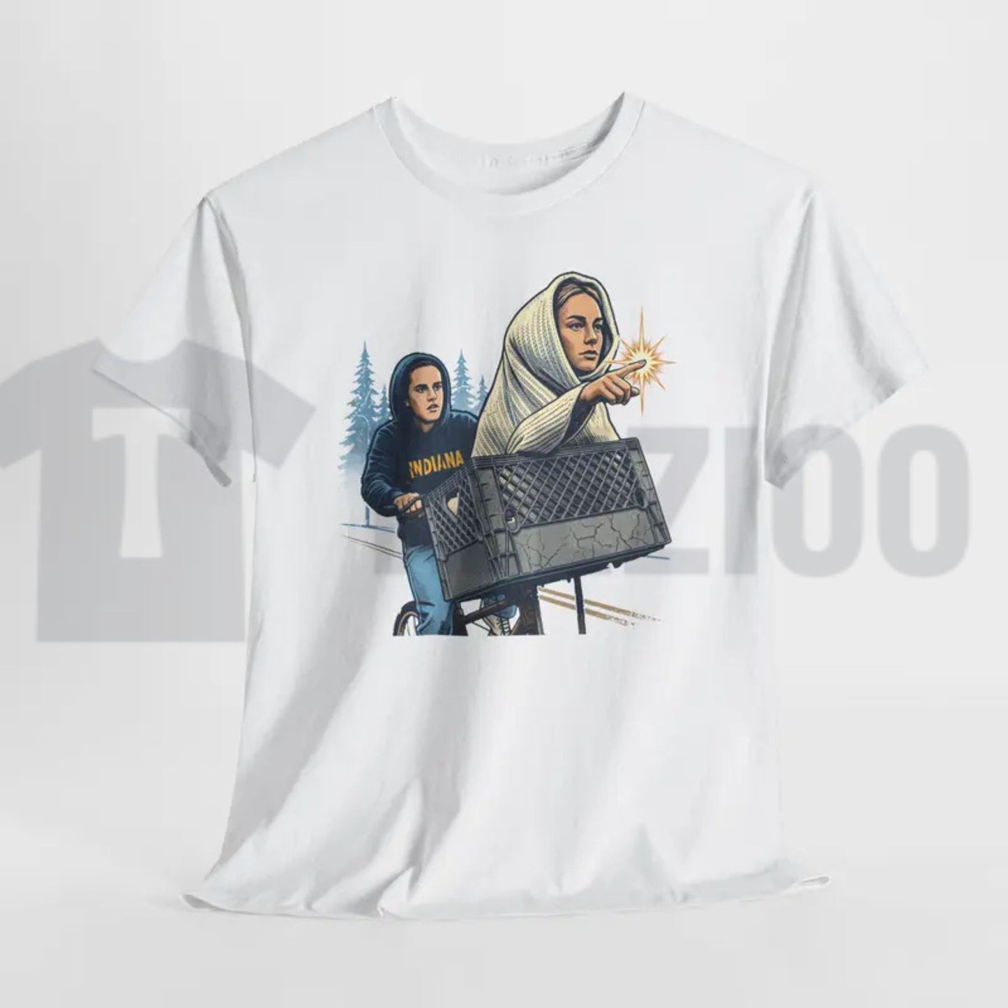 Sophie Cunningham Caitlin Clark Retro Pro Basketball Fan Graphic T-Shirt - Teezioo