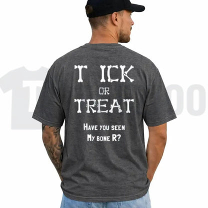 Tick Or Treat Halloween Funny T-Shirt - Teezioo