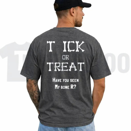 Tick Or Treat Halloween Funny T-Shirt - Teezioo