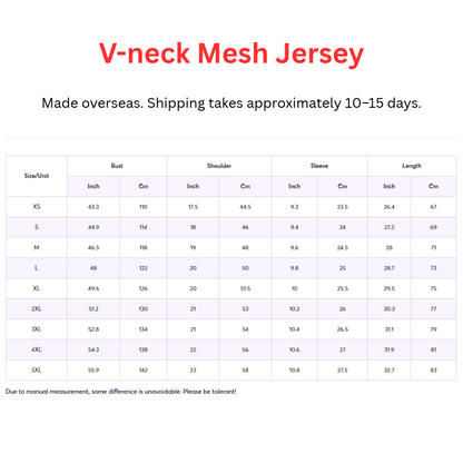 Unisex Football Fan Jersey - White V-Neck Mesh Game Day Shirt (32 Teams)