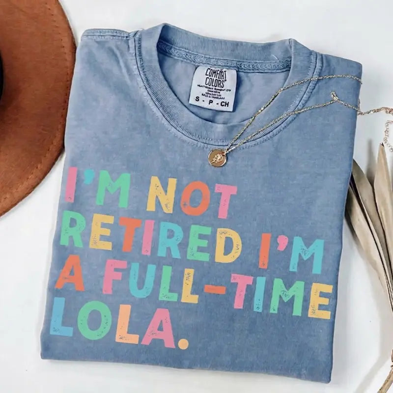 Aesthetic Floral Grandma Retirement T-Shirt