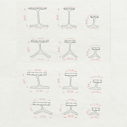 Bench Legs 101 Wishbone 16.3" H Mid-Century Modern Style