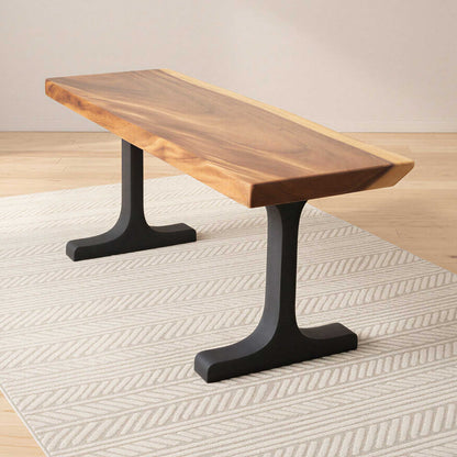 Bench Legs 102 Wineglass 16.3" H Metal Legs for Outdoor and Indoor Benches