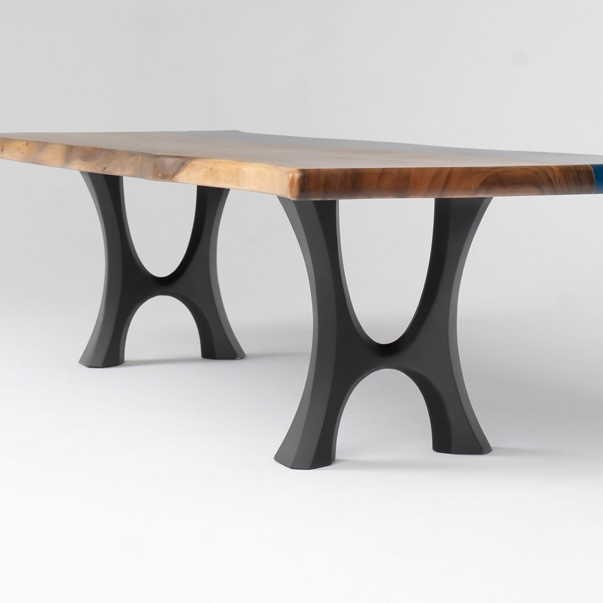 Bench Legs 103 Haru 16.3" H for Dining Live Edge Tabletop