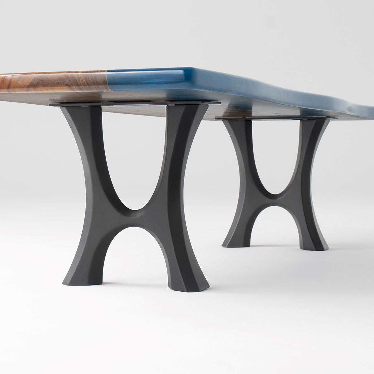 Bench Legs 103 Haru 16.3" H for Dining Live Edge Tabletop