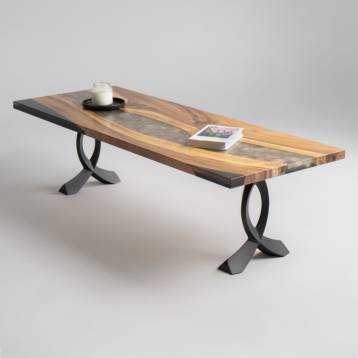 Bench Legs 108/128 Curva 16" H Curved Metal Furniture Legs