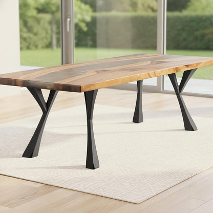 Bench Legs 115 Yami 16" H Mid-Century Modern Style