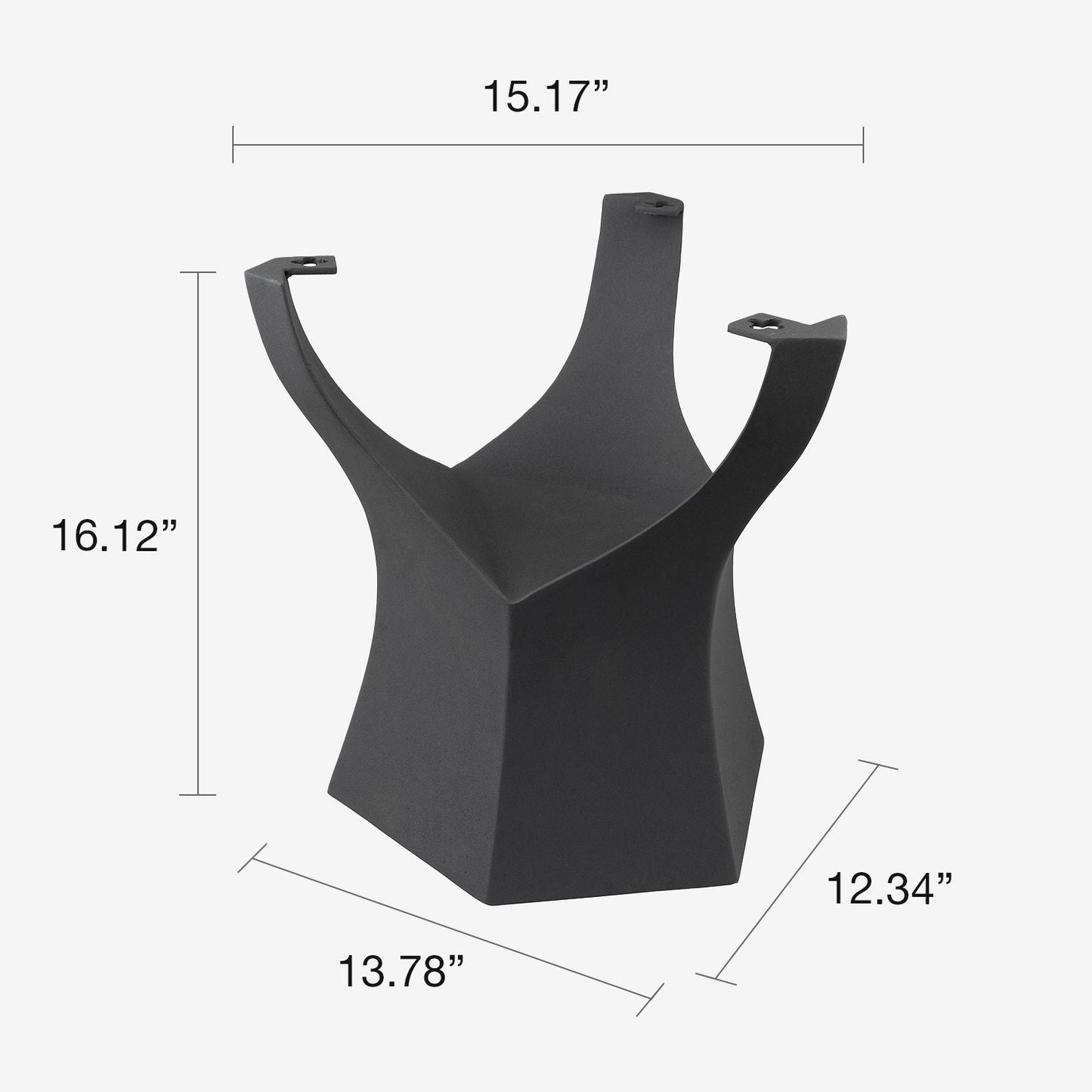 Coffee Table Base 106B Namu 16" H Mid-Century Style for DIY Projects