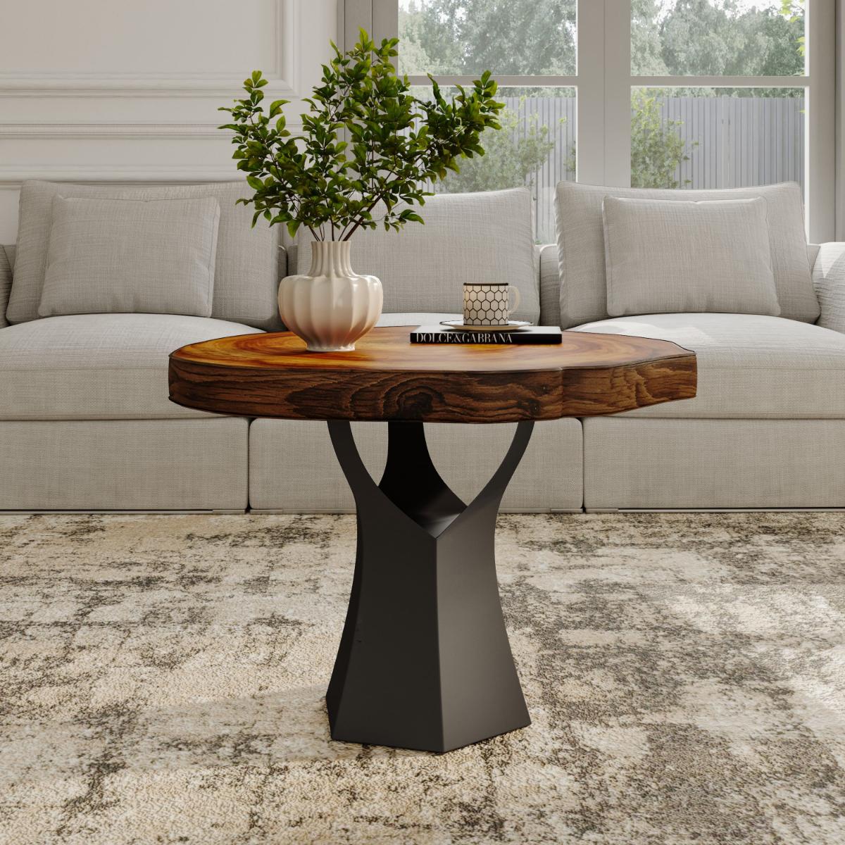 Coffee Table Base 106S Namu 16.1" H Modern Furniture for Round Table Top
