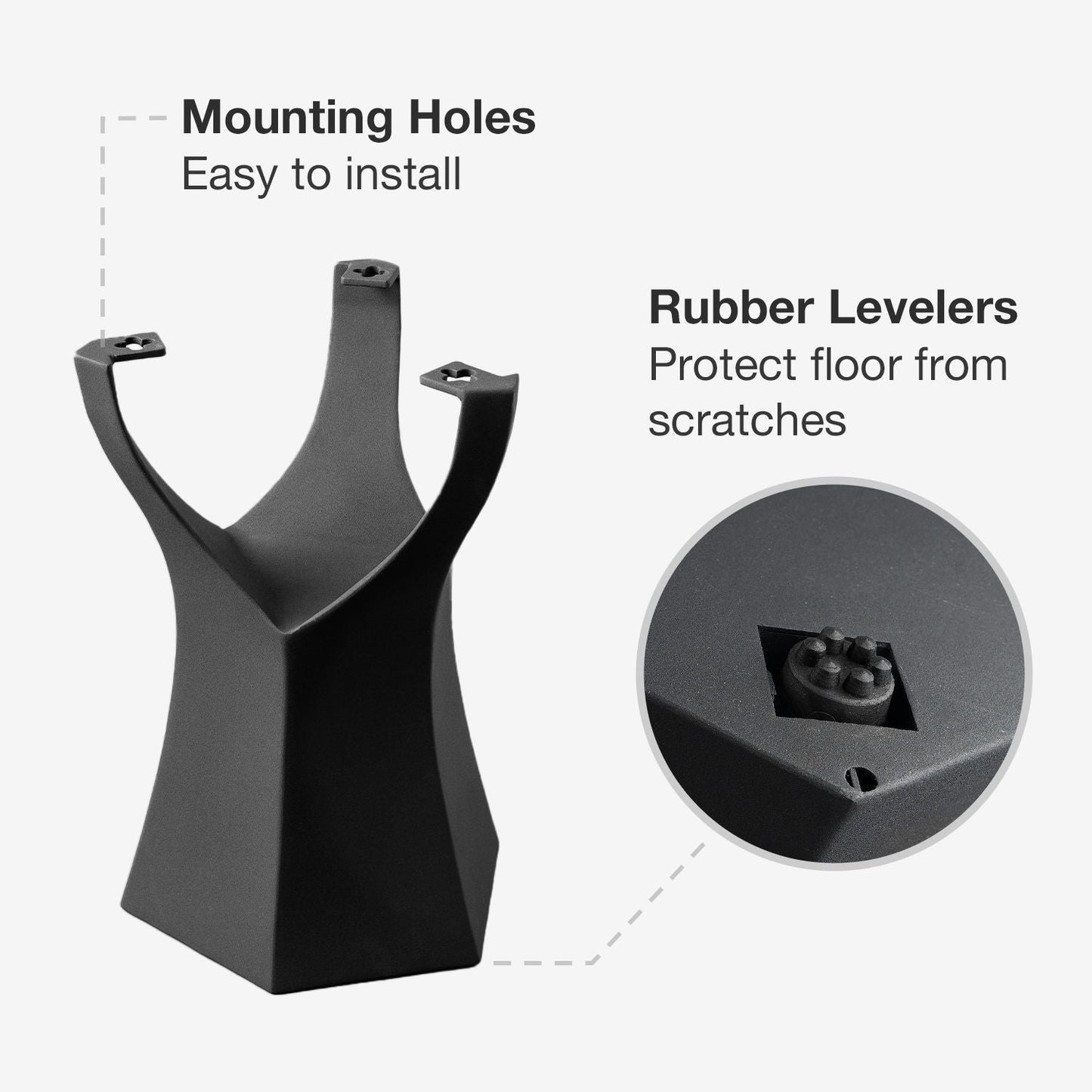 Coffee Table Base 106S Namu 16.1" H Modern Furniture for Round Table Top