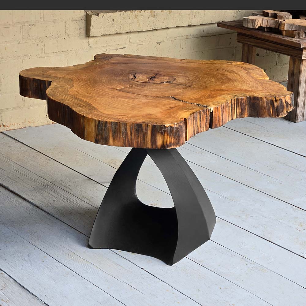 Coffee Table Base 121 Tulipe 16.2" H Mid-Century Modern Style