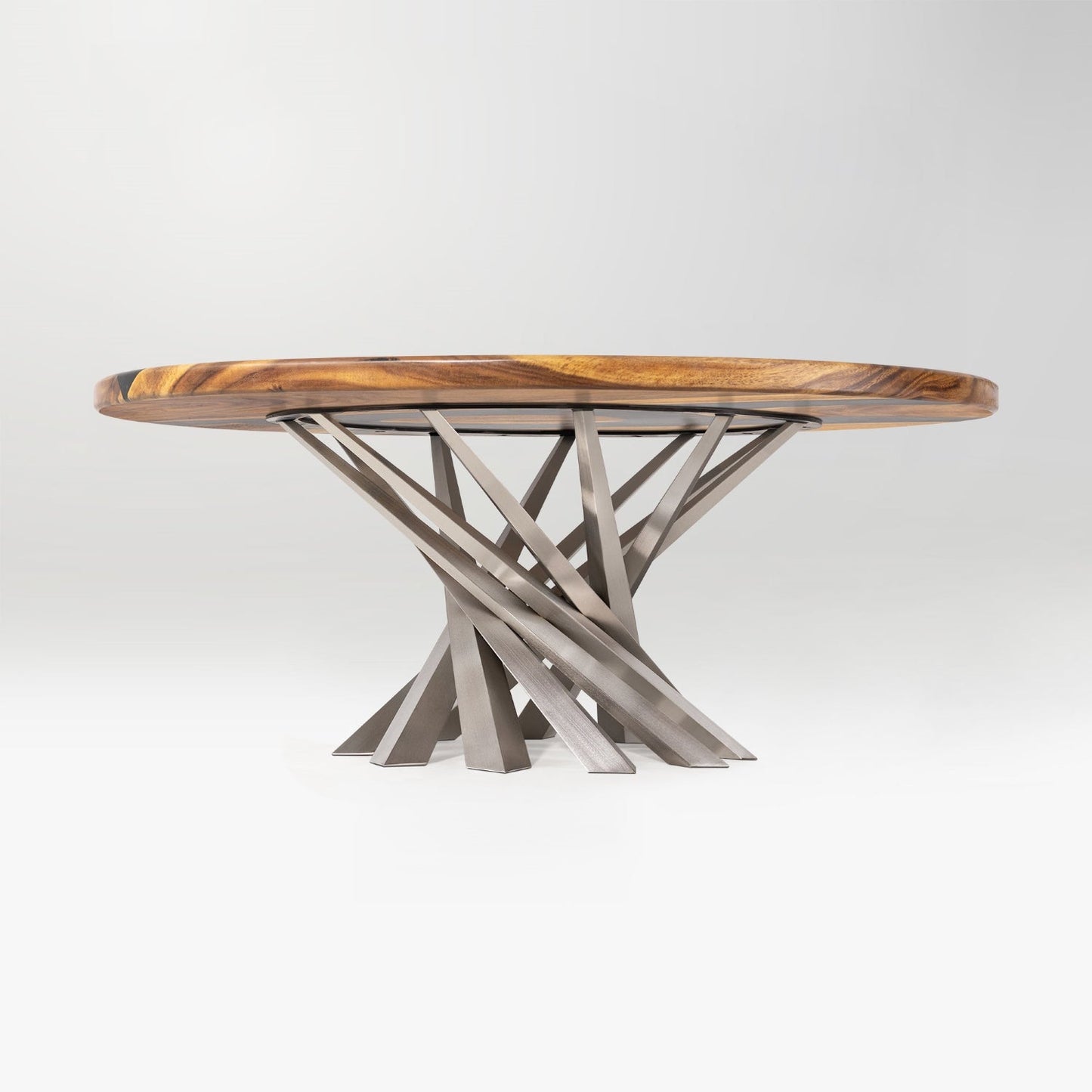 Coffee Table Base 226 Gold & Silver 16.5" H Handcrafted DIY Project