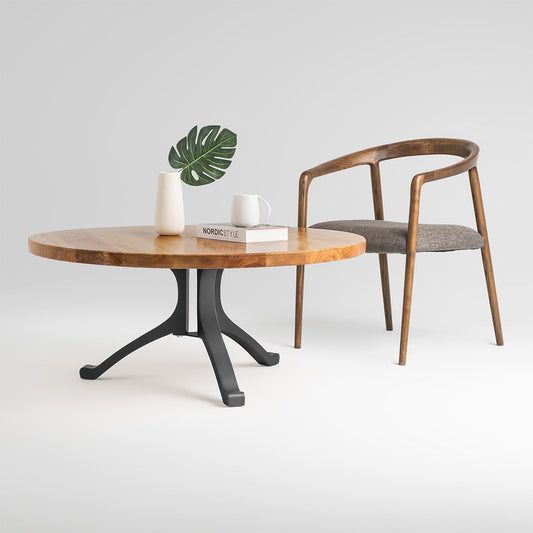 Coffee Table Base 228 Wishbone 16.5" H Handmade DIY Project