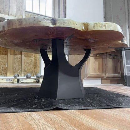 Coffee Table Base 106G Namu 16" H Handmade DIY Project