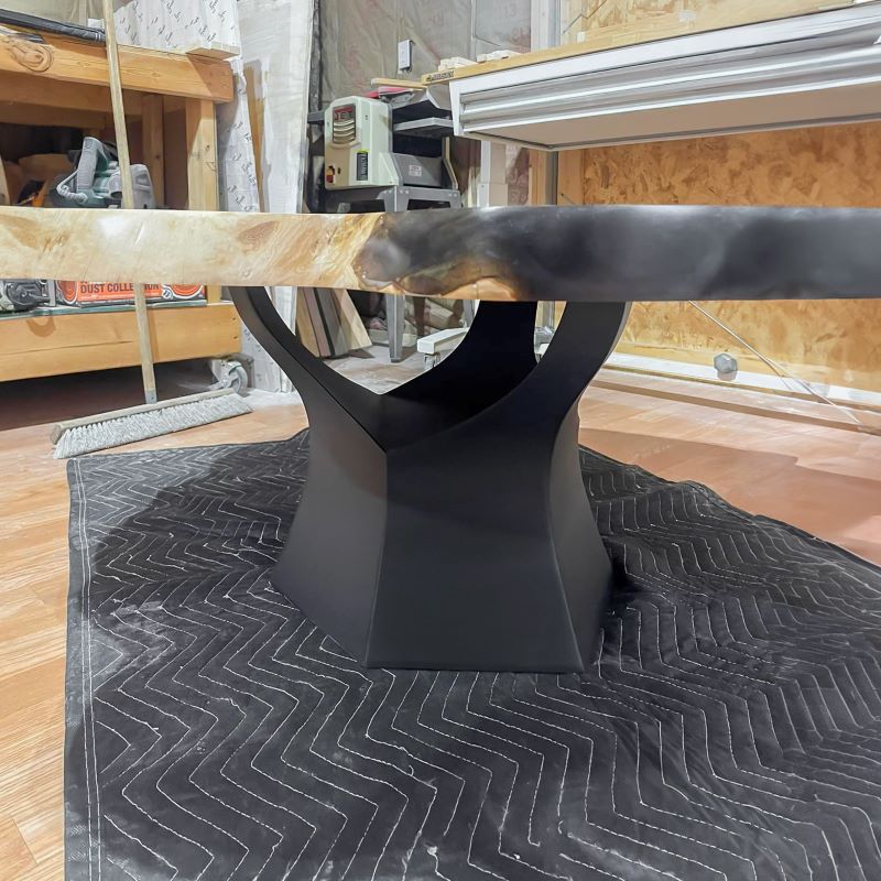 Coffee Table Base 106G Namu 16" H Handmade DIY Project