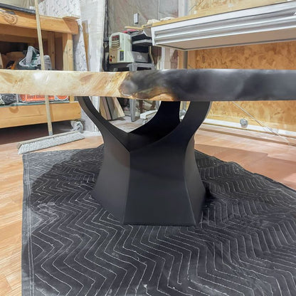 Coffee Table Base 106G Namu 16" H Handmade DIY Project