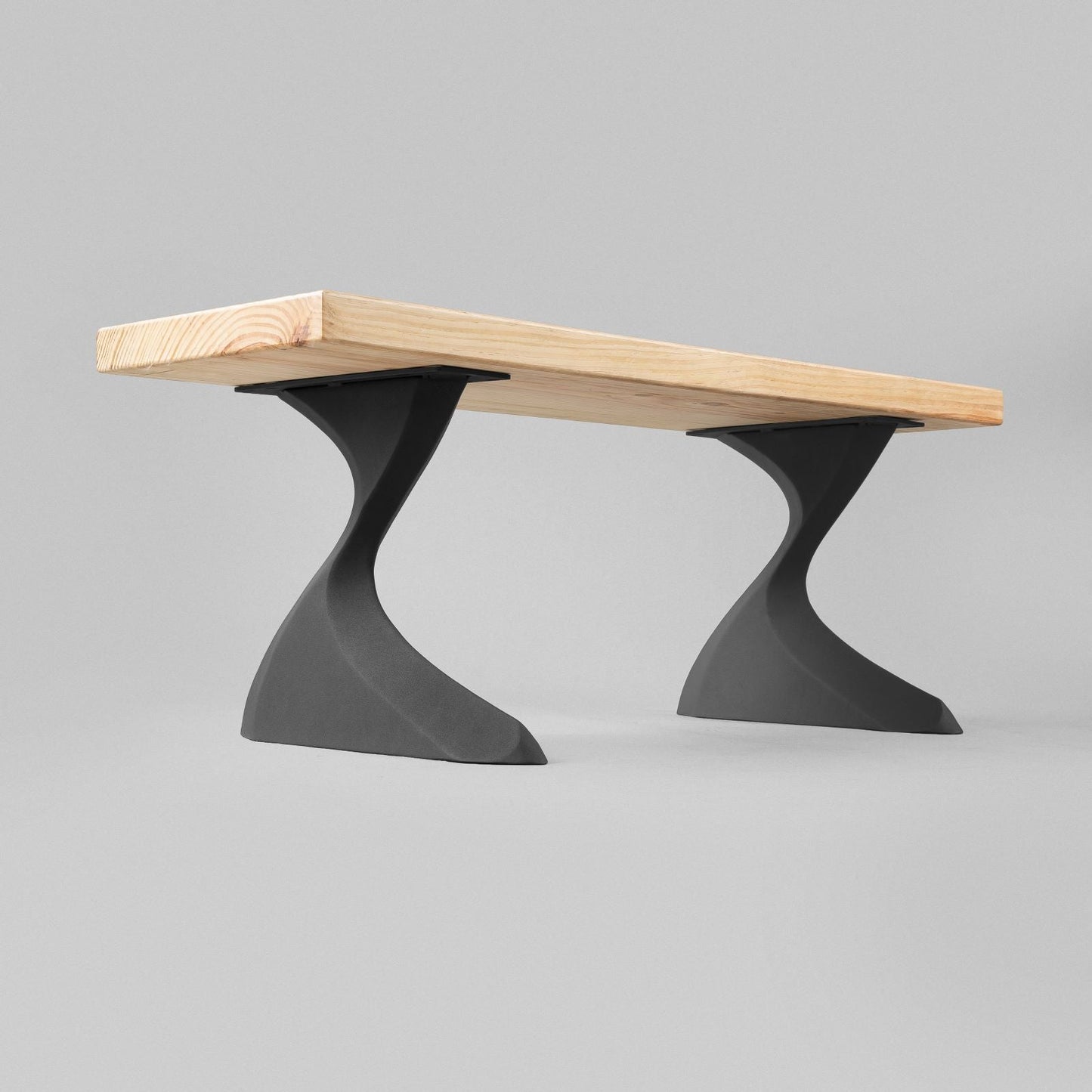 Coffee Table Legs 214/127 Botas 16.1" H Minimalist Style for Live Edge Tabletop