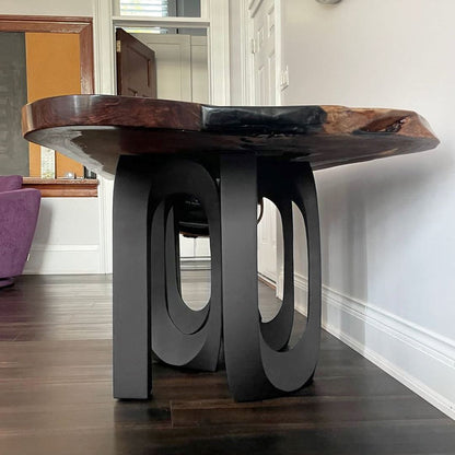 Console Table Base 320 CORA 28" H Metal Industrial Design Furniture