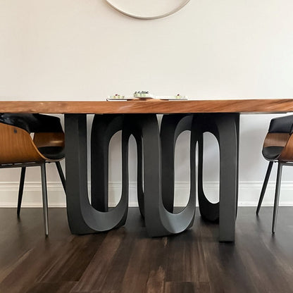 Console Table Base 320 CORA 28" H Metal Industrial Design Furniture