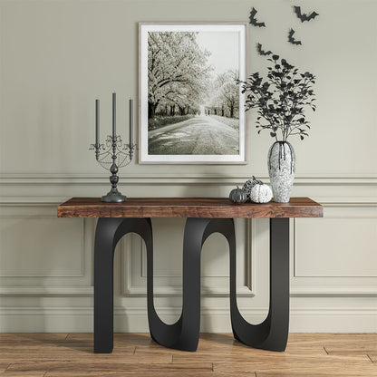 Console Table Base 320 CORA 28" H Metal Industrial Design Furniture