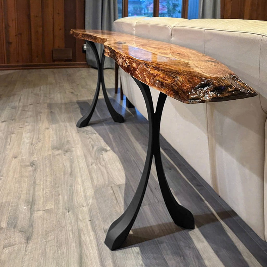 Console Table Legs 209 Xeni 28.3" H Handmade Design for Woodworking